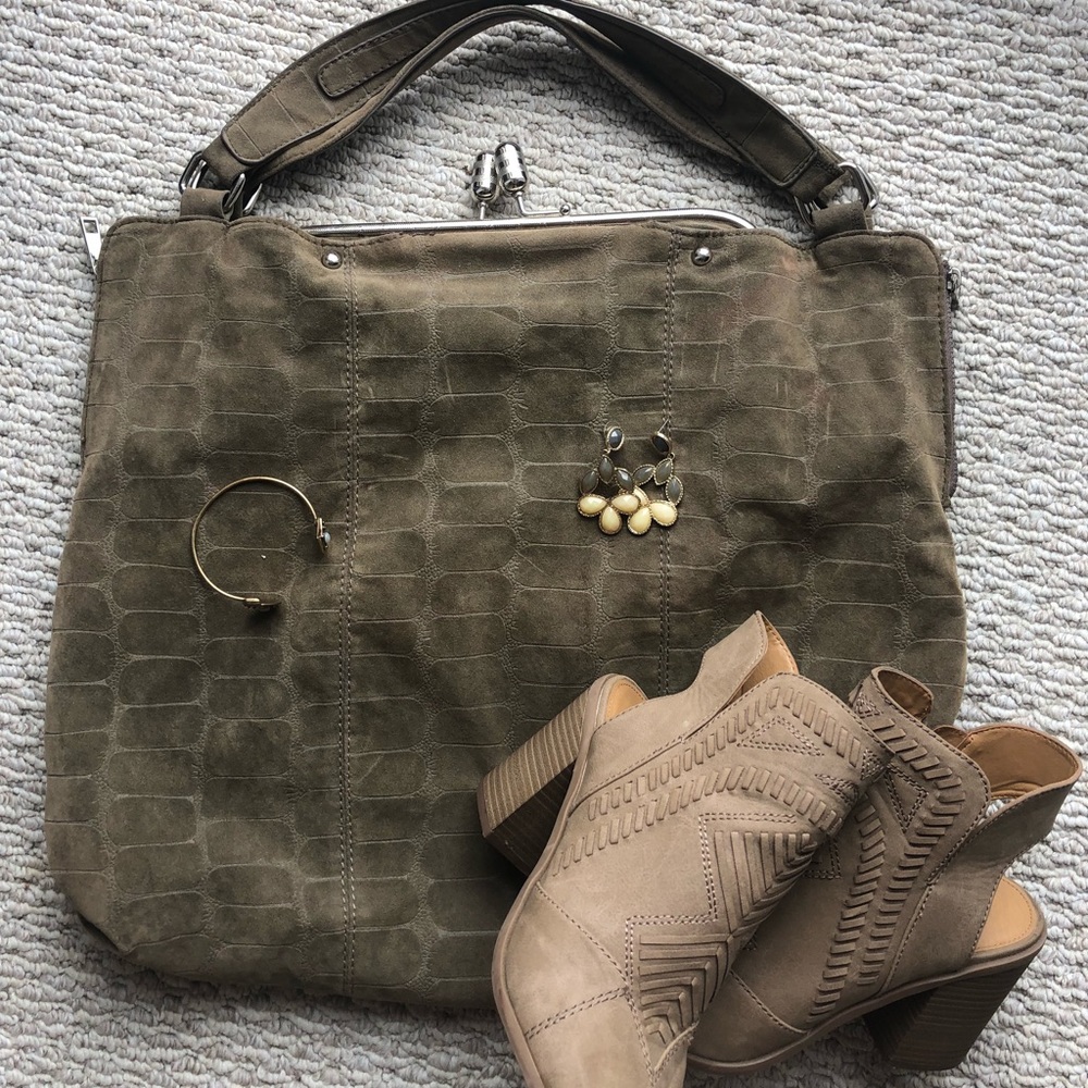 Deliciously soft large shoulder bag
